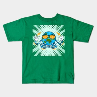 Yoga planet Kids T-Shirt